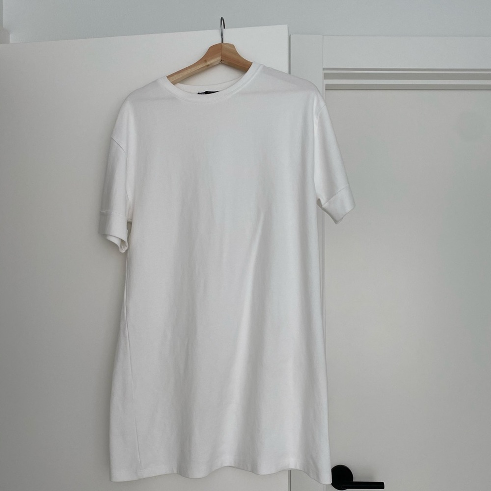 Zara White Boxy Dress Size M FINAL SALE